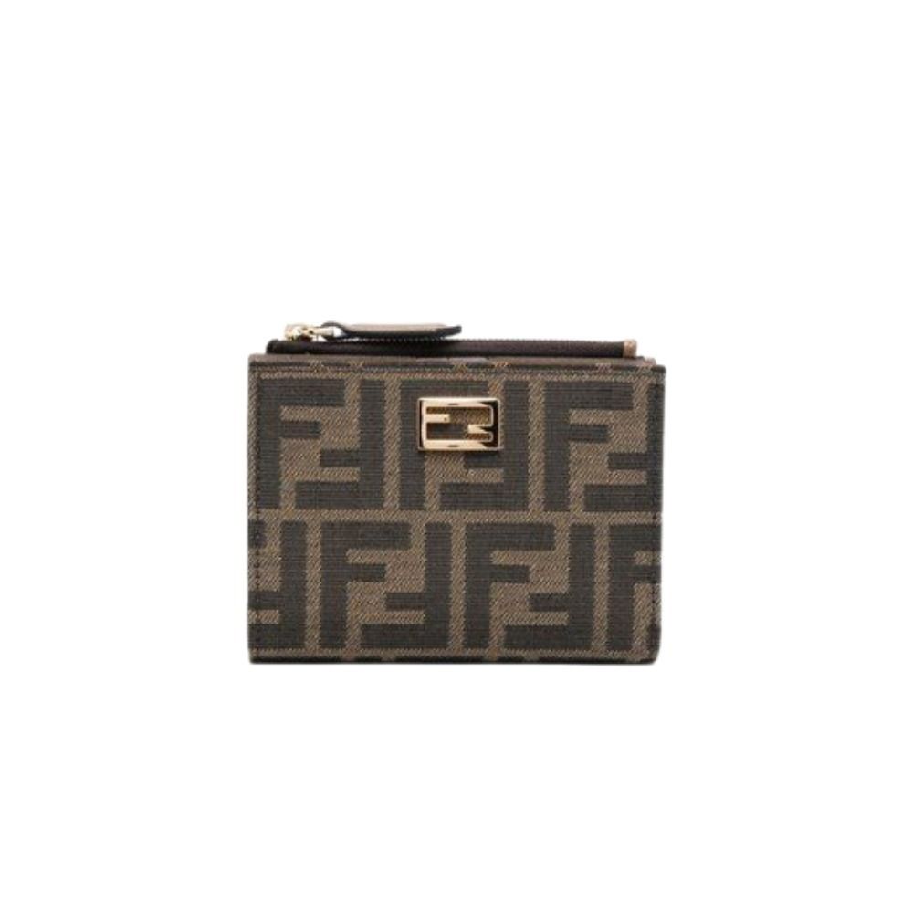 FENDI ブラウンファブリック財布】 - globalshippingmasterltd.com