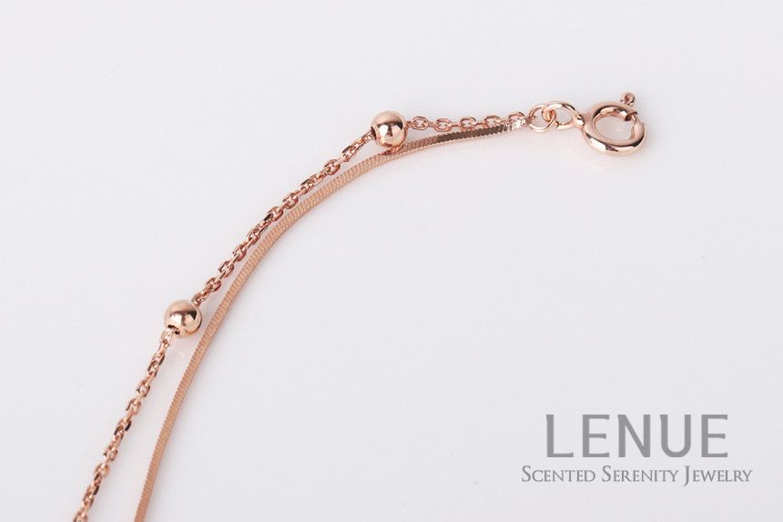 Lenue☆香水ジュエリー☆Snake ball chain layered anklet_3色♪ Lenue☆香水ジュエリー☆Snake ball chain layered anklet_3色