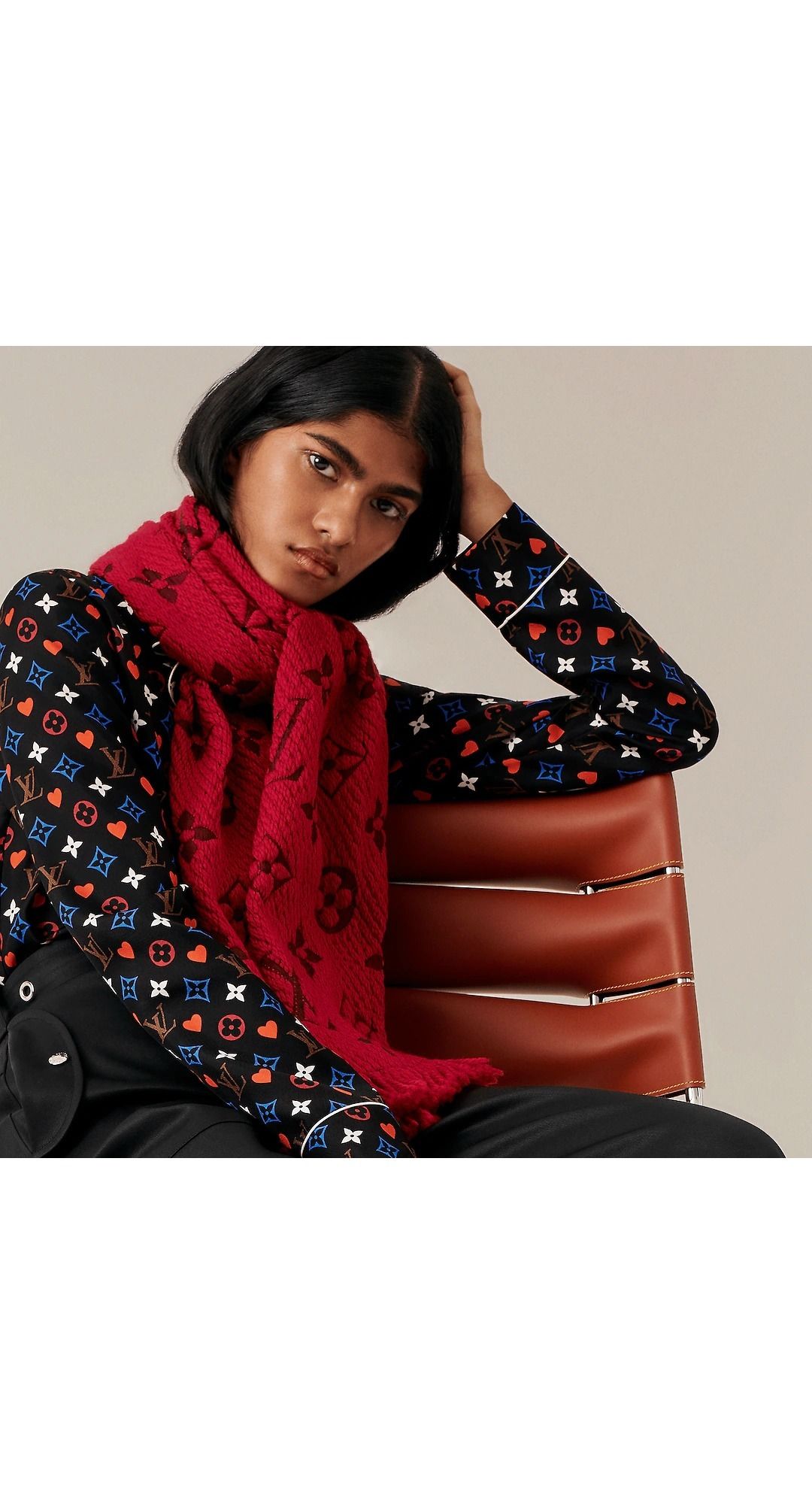 ☆人気☆【Louis Vuitton】エシャルプ・ロゴマニア マフラー (Louis ...