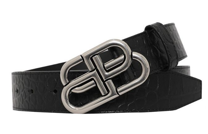 ☆BALENCIAGA☆ BB レザー ベルト ☆正規品☆ (BALENCIAGA/ベルト ...