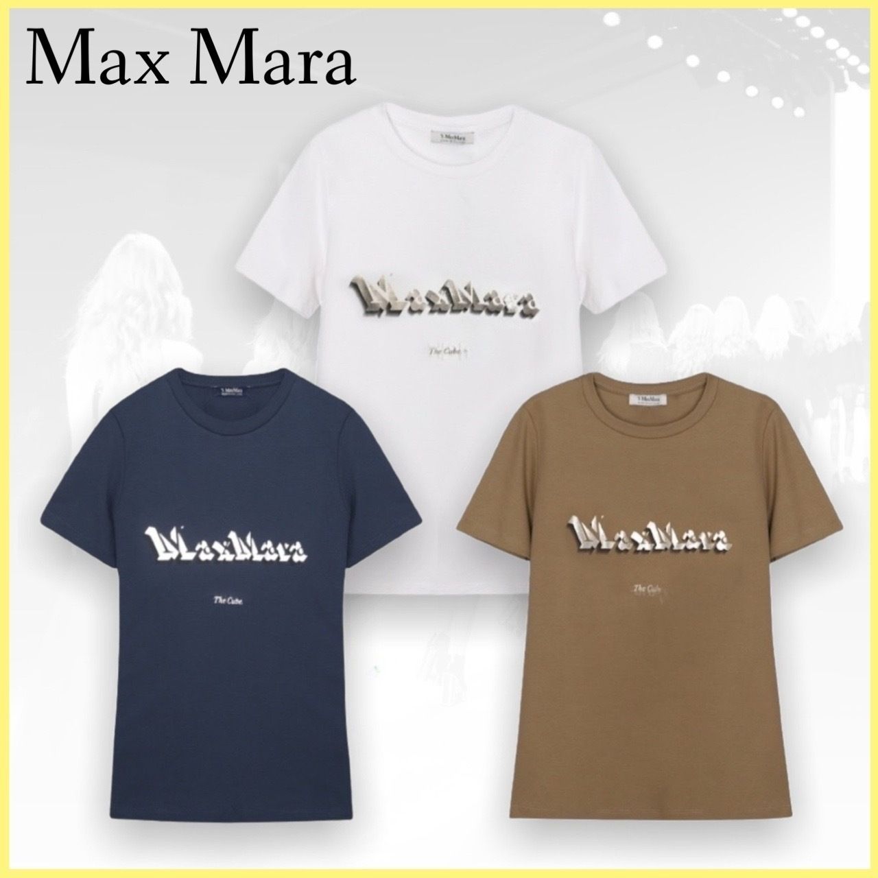 人気ブランド!☆Max Mara☆ ONDA コットン 半袖Tシャツ /全3色 (Max 人気ブランド!☆Max Mara☆ ONDA コットン 半袖Tシャツ /全3色 (Max