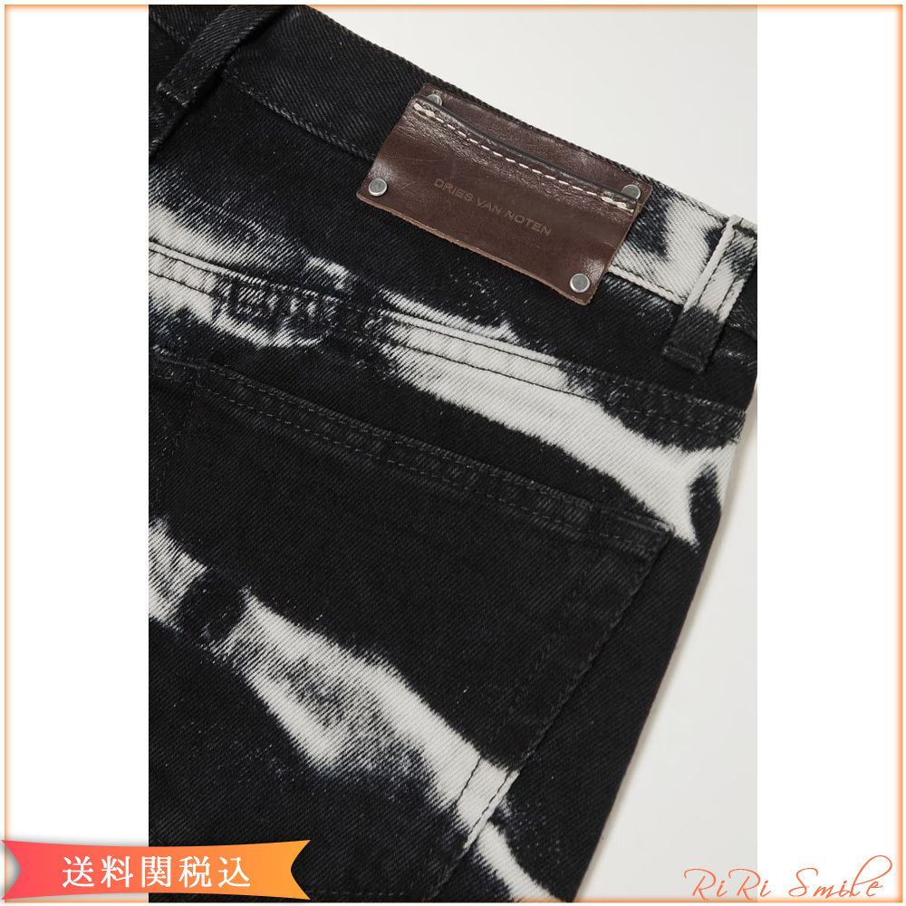 DRIES VAN NOTEN ブリーチ ストレート ジーンズ (Dries Van Noten
