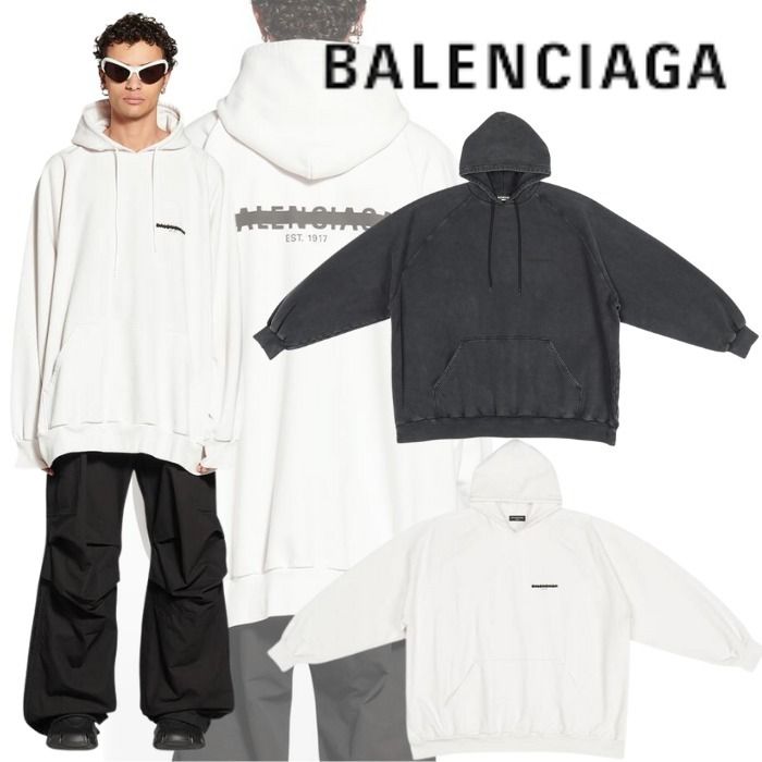新作♪BALENCIAGA STRIKE 1917 HOODIE OVERSIZED (BALENCIAGA/パーカー ...