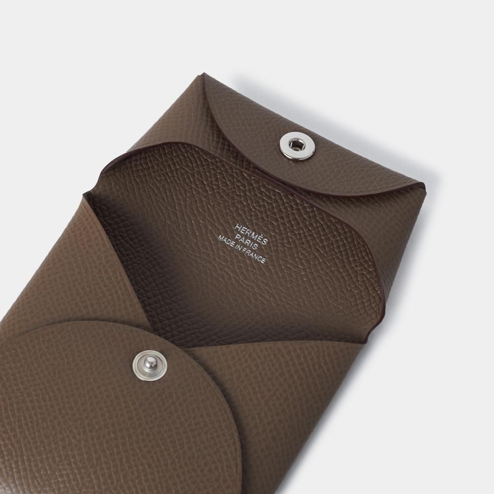 国内即発 新品 エルメス コインケース バスティア エトゥープ (HERMES