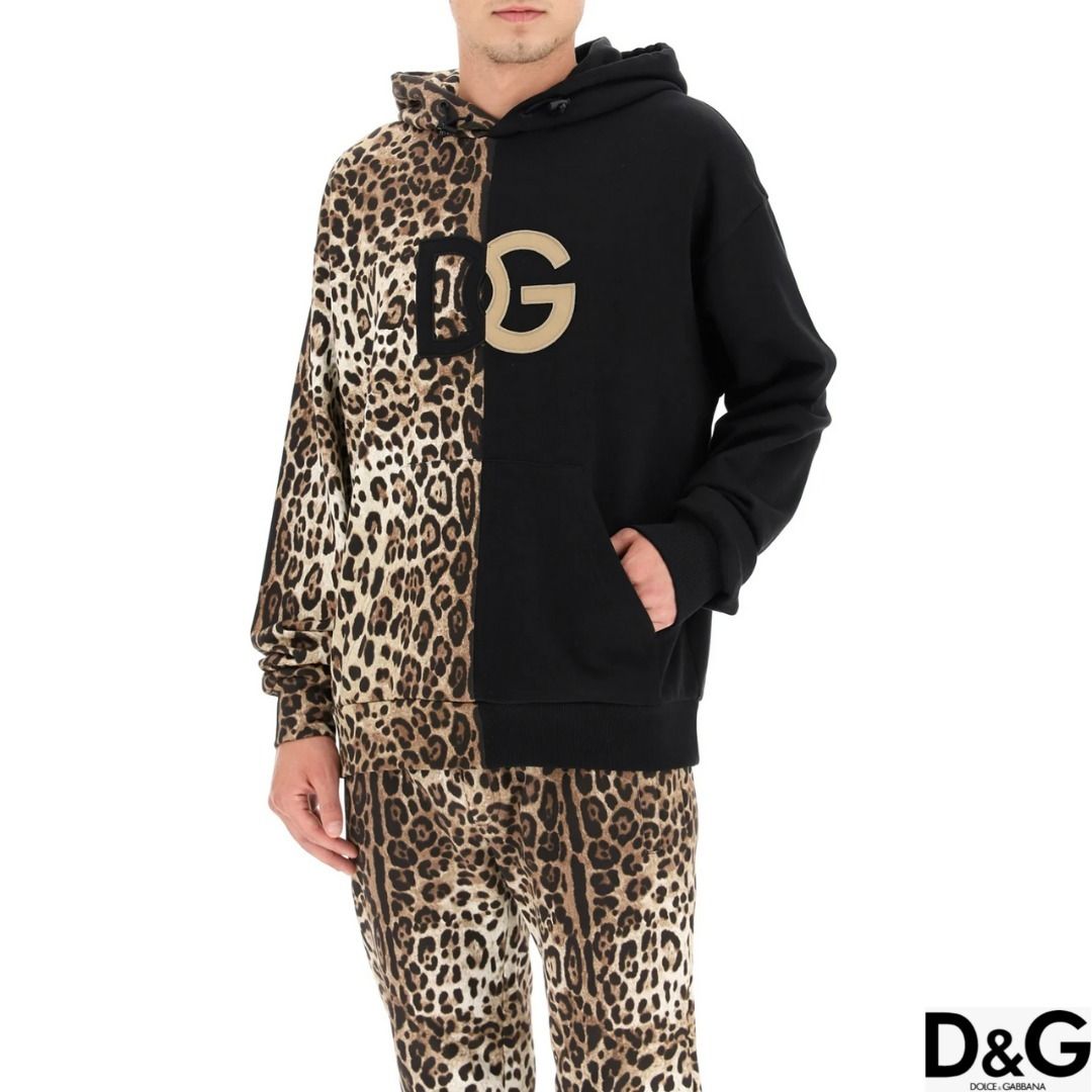 DOLCE&GABBANA】スウェットパーカ レオパードプリント - hazeshift.com.br