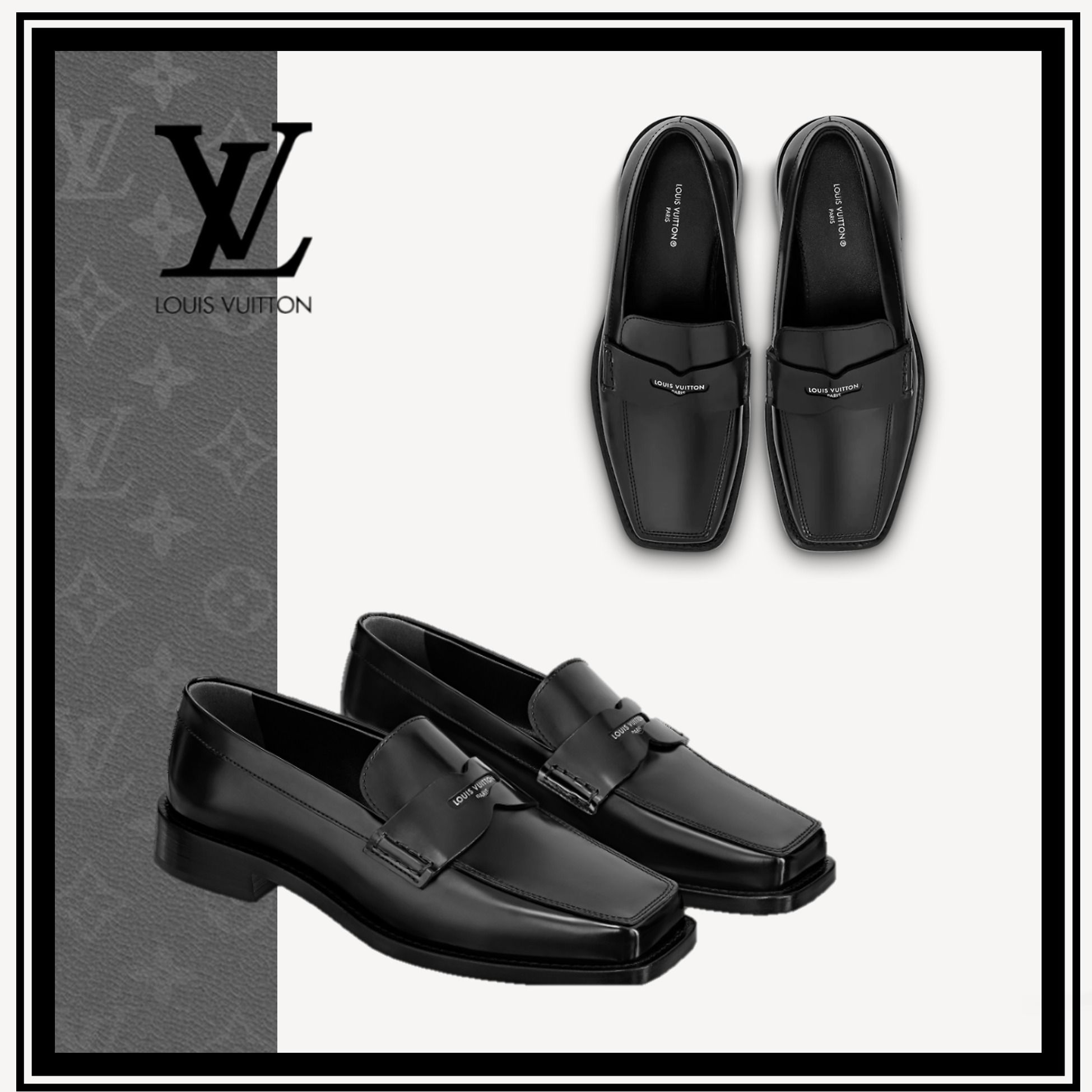 国内配送】Louis Vuitton ☆ コネリー・ライン ローファー (Louis ...