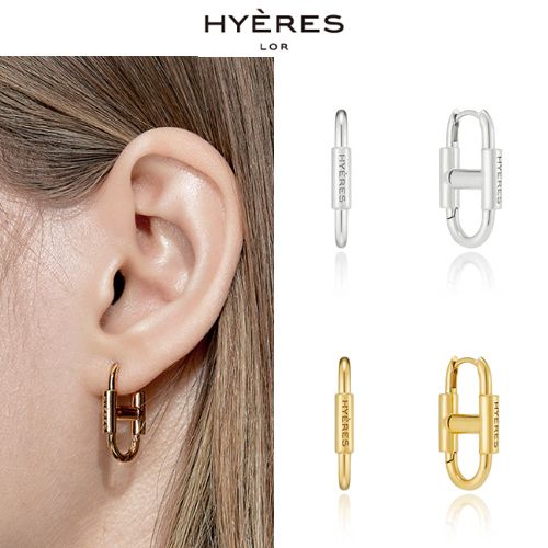 人気絶頂 ☆BTS (HYERES EARRING EMBLEM LOR☆SILVER BRAND☆HYERES 着用 アクセサリー