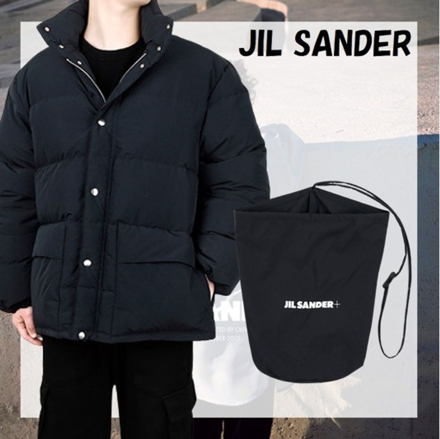 関税なし Jil Sander メンズダウンジャケット ネイビー Jil Sander ダウンジャケット Jput Mt 402 Buyma