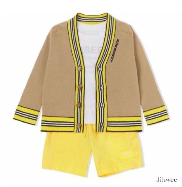 ☆BURBERRY KIDS☆Baby ウール カーディガン/M6-M24 (Burberry/ベビー ...