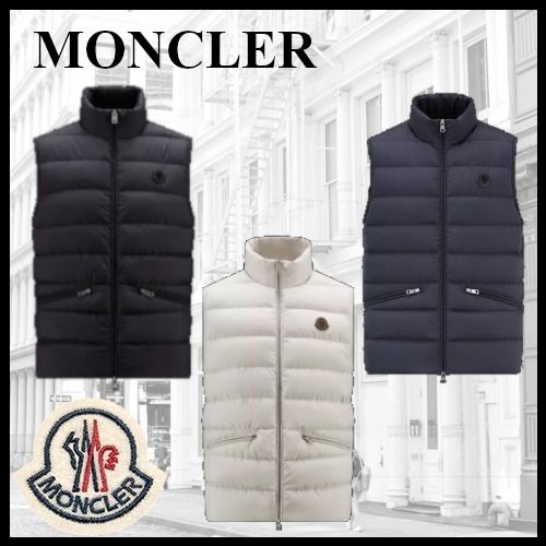 モンクレール◇Treompan ダウン ベスト メンズ アウター ロゴ (MONCLER