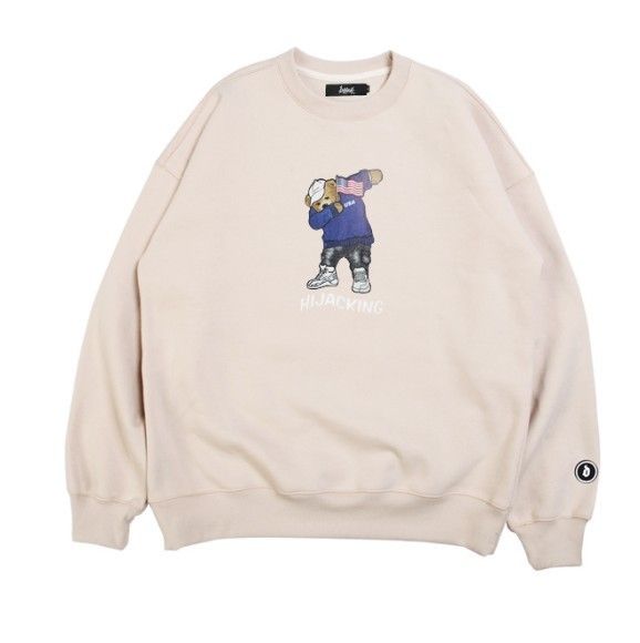 DRIFTOUT ユニセックス USA BEAR スウェット 3colors