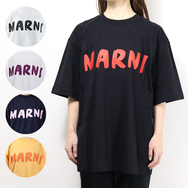 MARNI マルニ ロゴTシャツ 半袖 クルーネック オーバーサイズ (MARNI/T