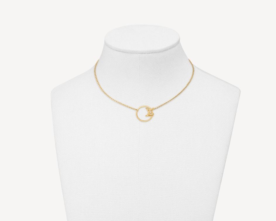 ヴィトン シンプル ネックレス ロゴ アクセサリー ギフト (Louis
