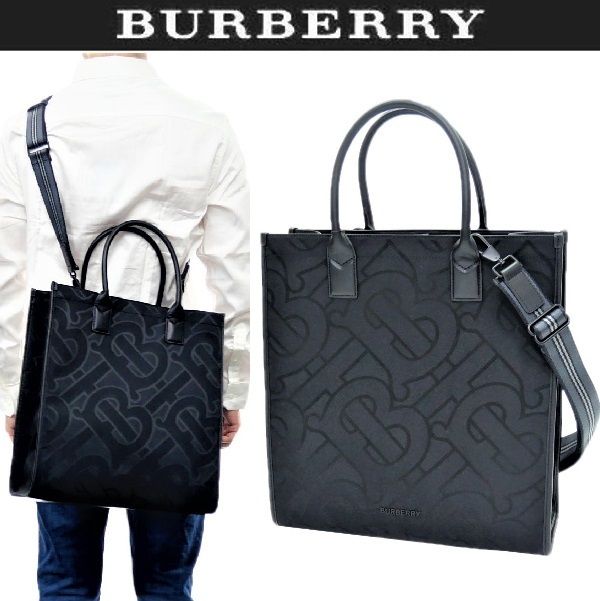 ◇レア! 関税・送料込◇BURBERRY:モノグラム 2wayトートバッグ ...