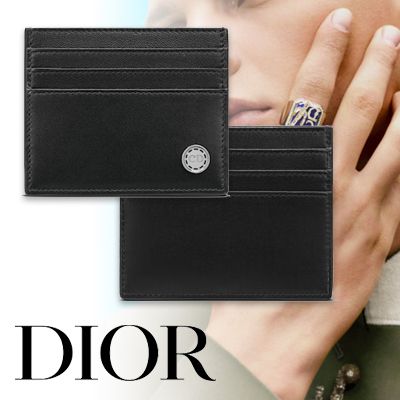 シンプルでスタイリッシュ♪DIOR☆CD Button カードホルダー (Dior