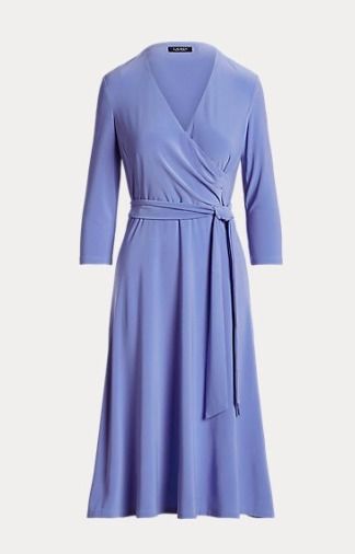 人気商品! Ralph Lauren Aライン サープリスネック ワンピース 人気商品! Ralph Lauren Aライン サープリスネック ワンピース