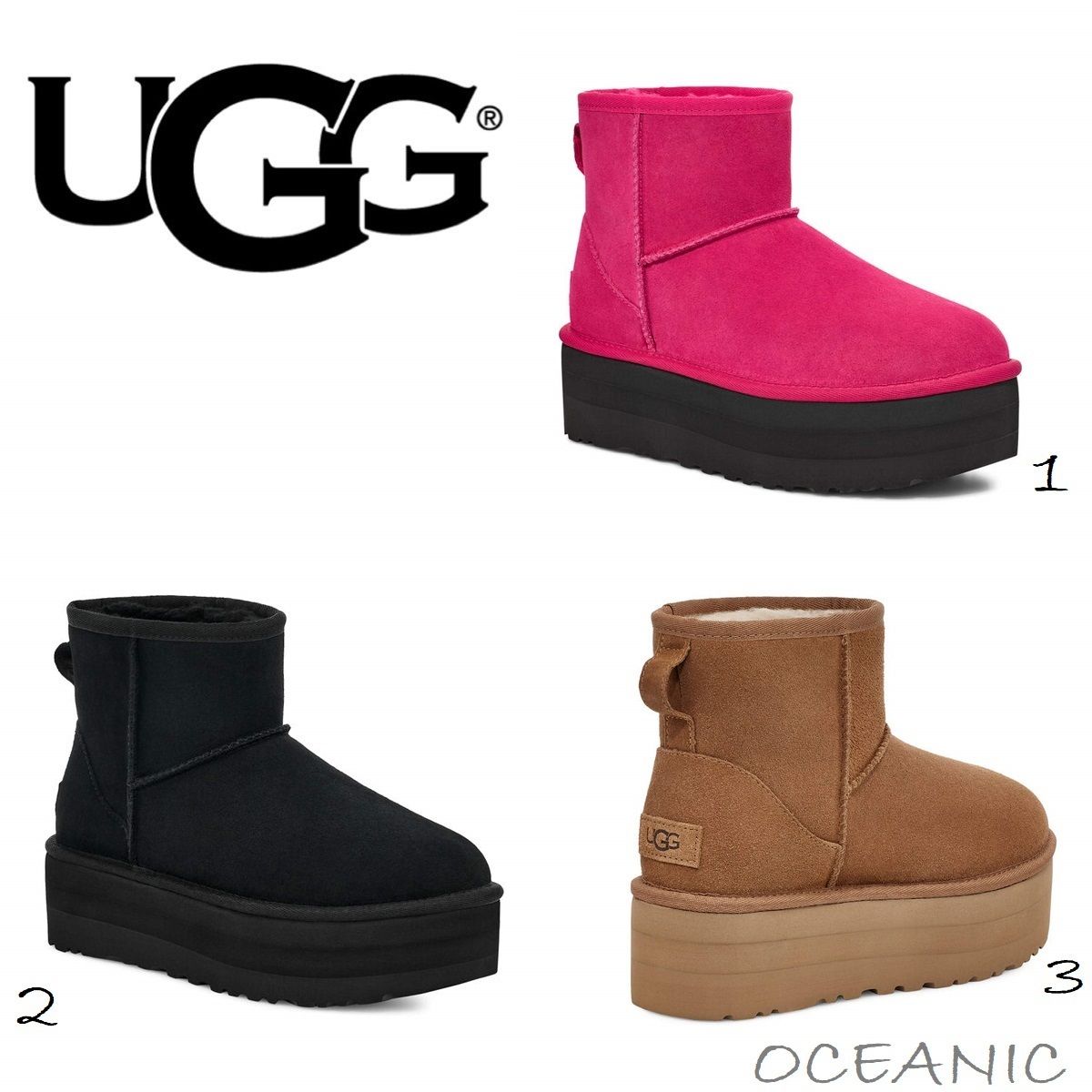 UGG】CLASSIC MINI PLATFORM BOOT 厚底 クラシックミニ ブーツ (UGG