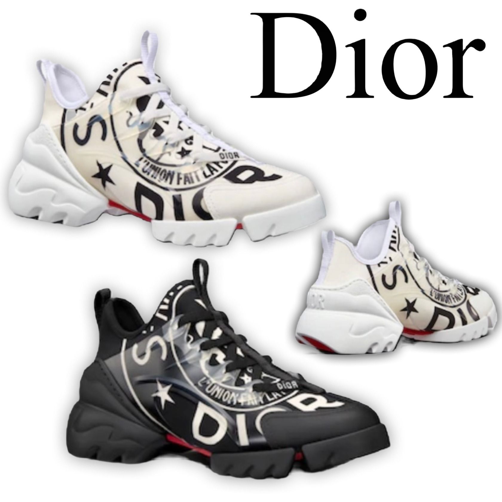 Dior ダットスニーカー 厚底 大きめロゴ - bpconstructores.com