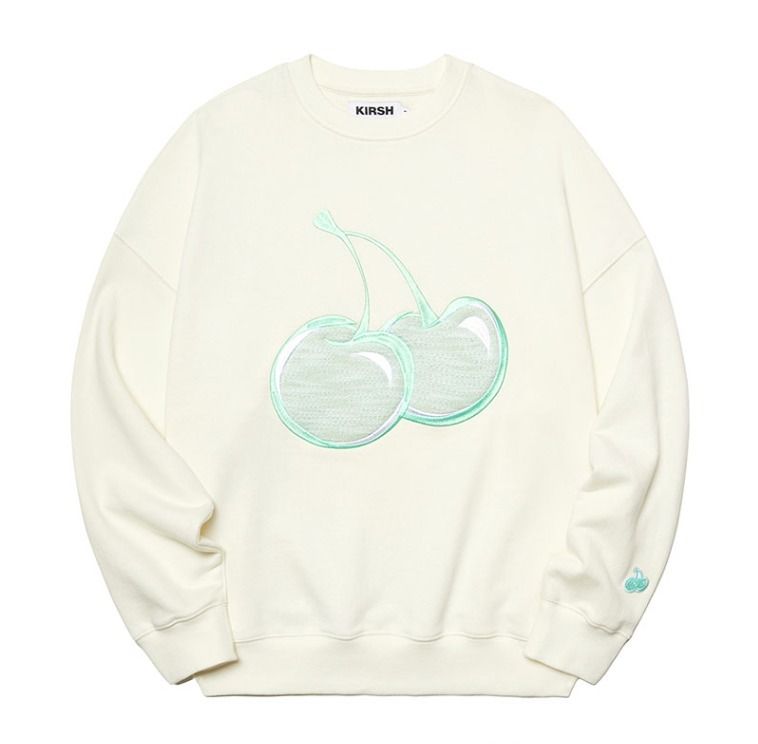KIRSH ]☆22FW☆KNIT BIG CHERRY SWEATSHIRT (KIRSH/スウェット