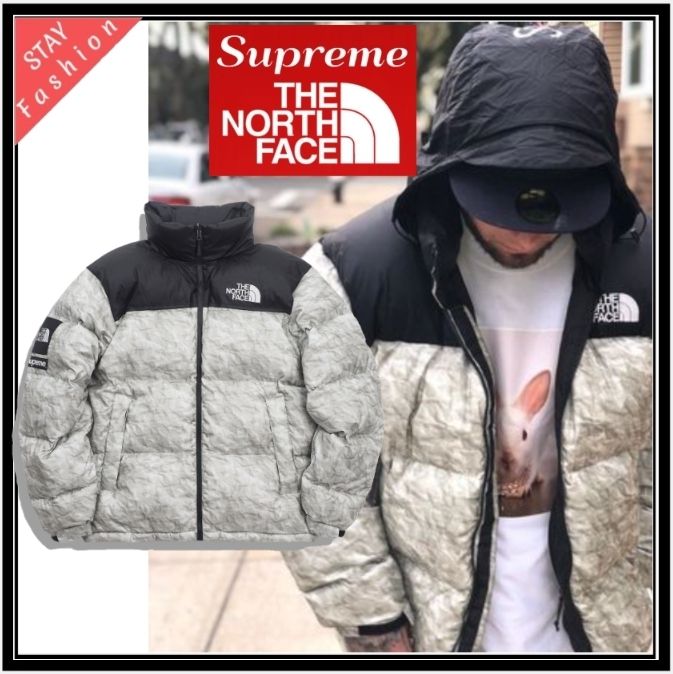 XL Supreme North Face Paper Nuptse ヌプシ