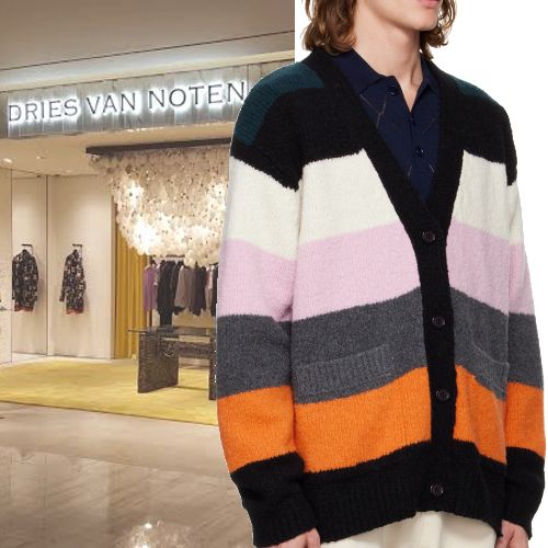 新品正規品 dries van noten ジップアップカーディガン | cprc.org.au