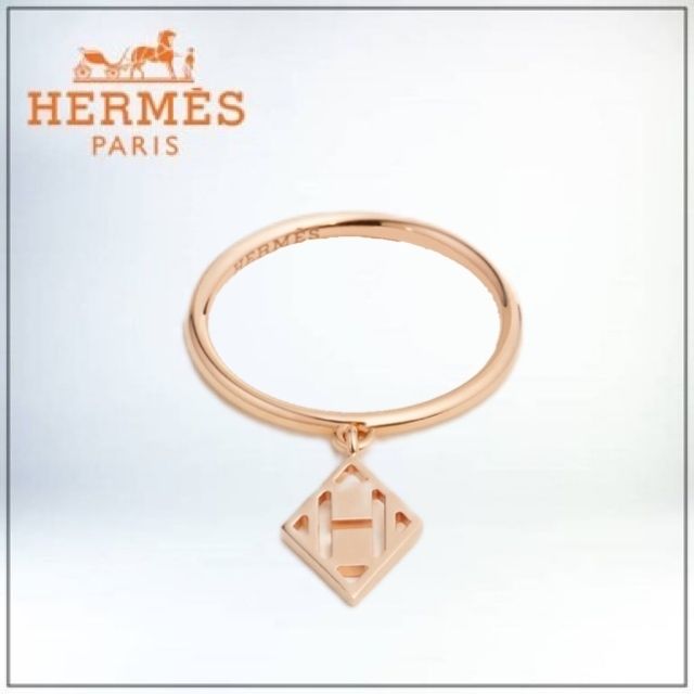 オシャレ上級者♪】HERMES Hダイヤモンド リング (HERMES/指輪・リング ...