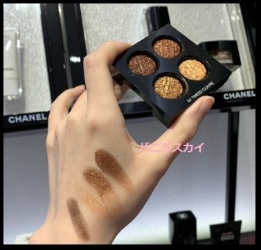 新作 大人気 ♡ CHANEL シャネル ♡レ キャトル オンブル ツイード 01
