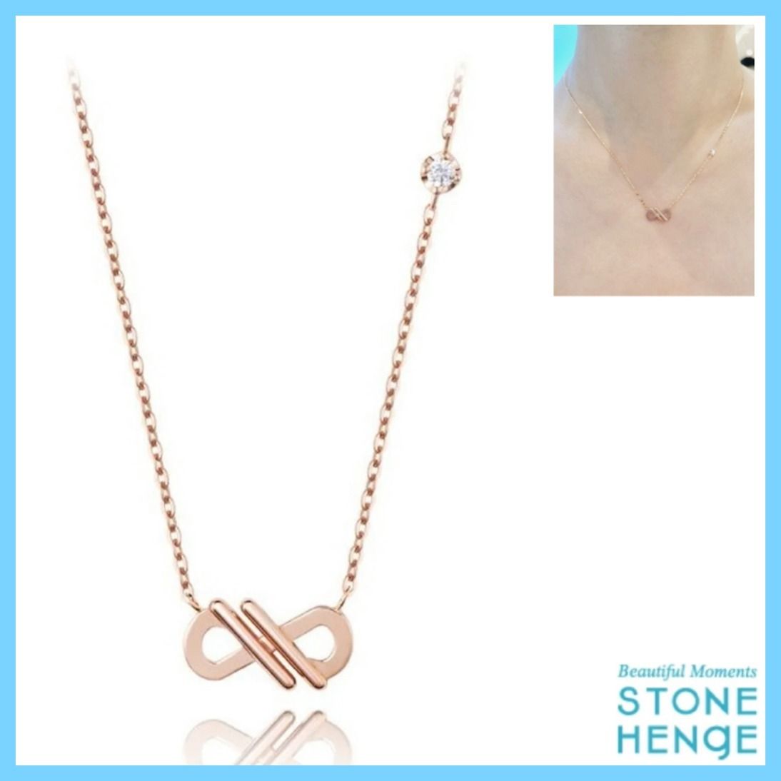 ☆STONE HENgE（ストーンヘンジ）☆ ローズゴールド ネックレス STONE HENgE ストーンヘンジ 14K ローズゴールド ネックレス