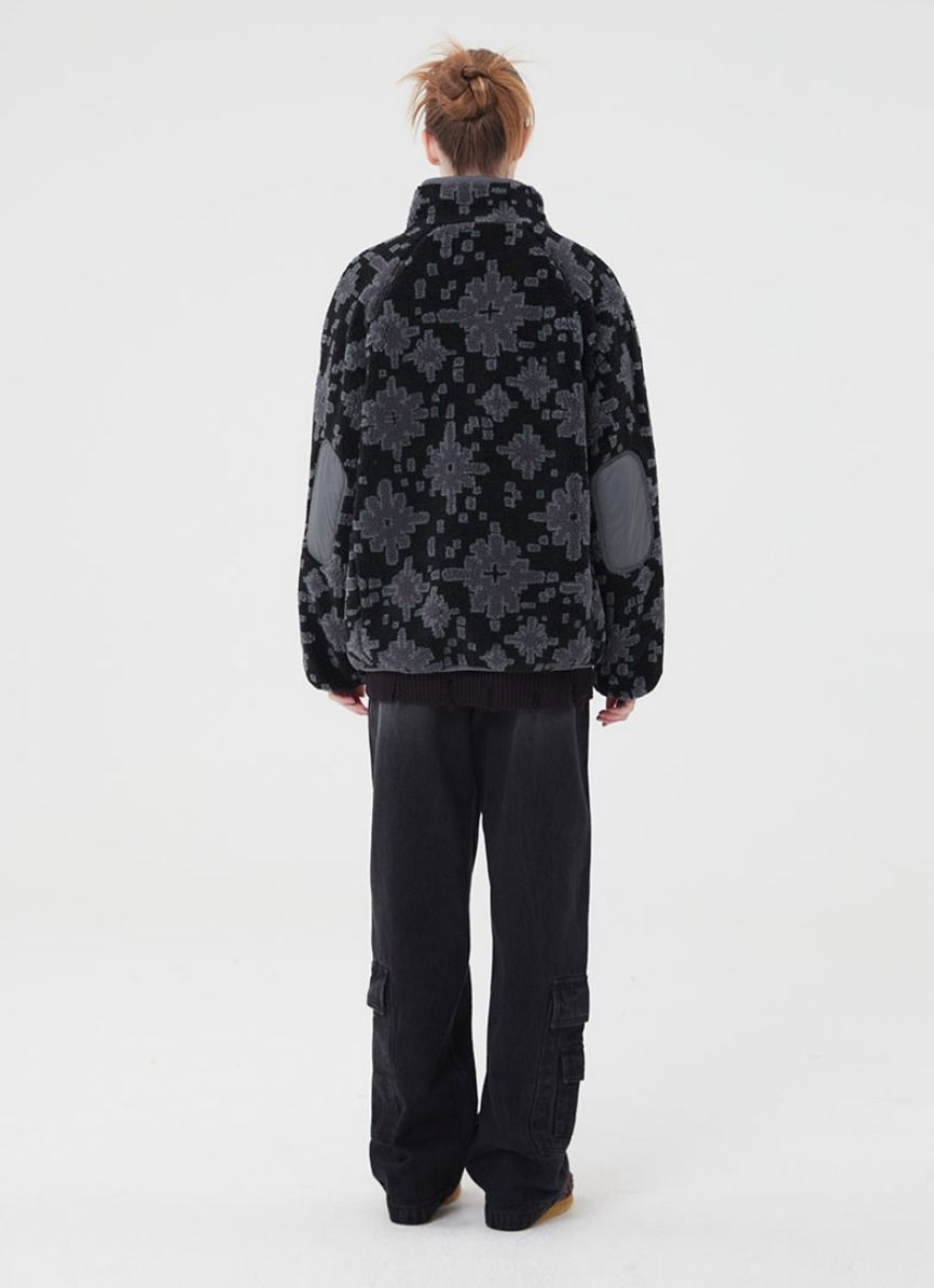 [ KIRSH ]★DOODLE CHERRY PATTERN FLEECE JUMPER KIRSH ]☆DOODLE CHERRY PATTERN FLEECE JUMPER (KIRSH/フリース
