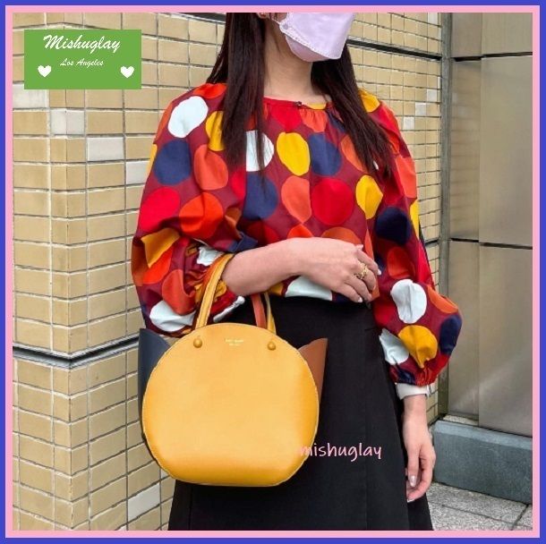 kate spade】マルチカラードット♪ Dot Party Poplin Top ☆ (kate