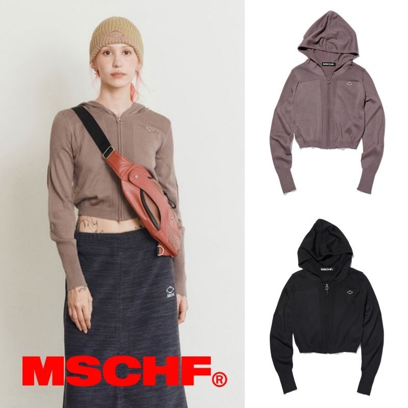 MISCHIEF】22fw RHOMBUS KNITTED HOODIE (MISCHIEF/パーカー・フーディ