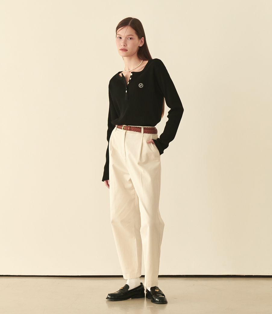 RONRON☆韓国☆日本未入荷☆人気 Henryneck Long Sleeve (RONRON