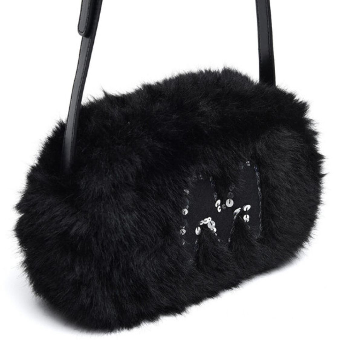 大人もOK!!《MARNI KIDS》Mロゴ☆スパンコールエコファーバッグ (MARNI ...