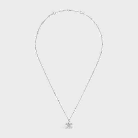 関税負担なし》CELINE トリオンフ ラインストーン ネックレス (CELINE