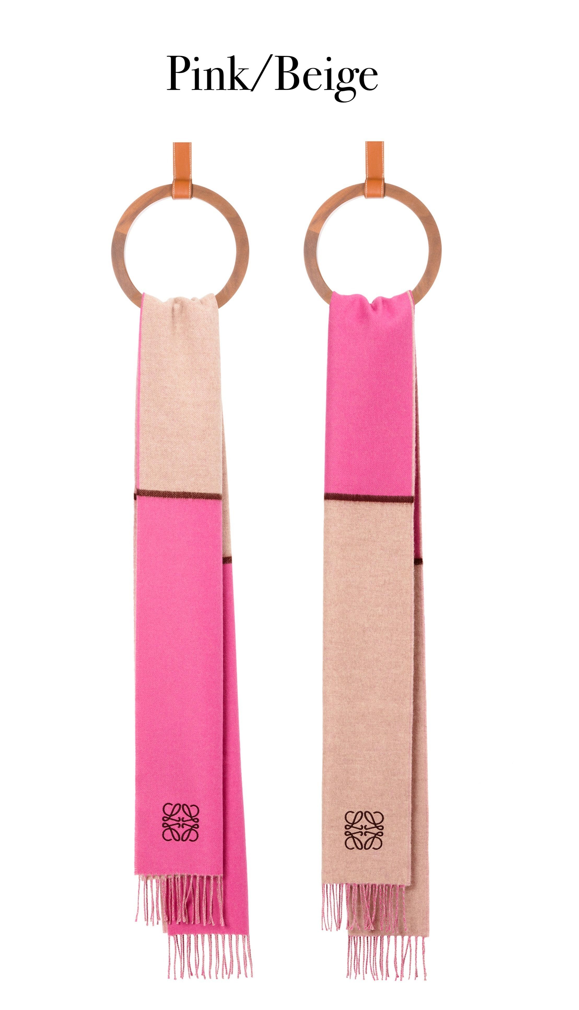 LOEWE ロエベ バイカラー スカーフ (ウール&カシミヤ) (LOEWE/マフラー