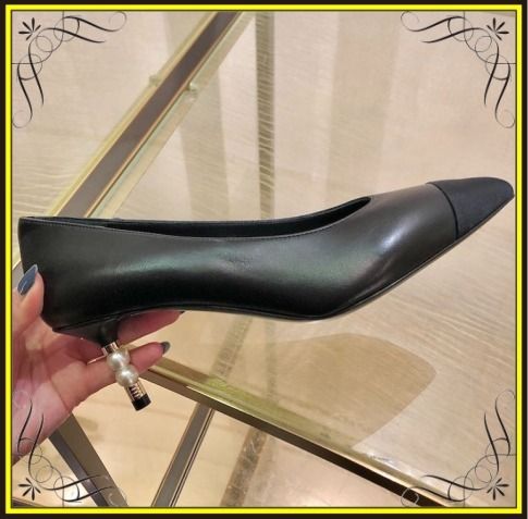 CHANEL シャネル パール パンプス 37.5 - nasdenas.com