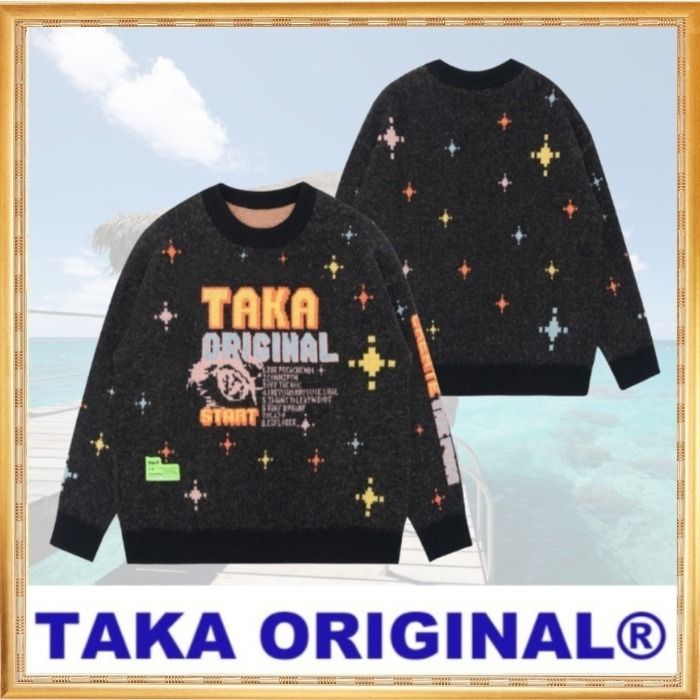 送料・関税込【TAKA ORIGINAL】スターニットジャンパー☆ニット (TAKA