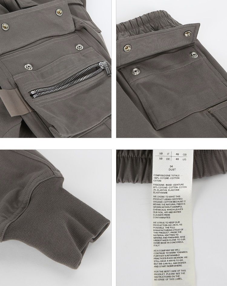 RICK OWENS 22SS MASTODON ジョガー カーゴパンツ_DUST Mastodon Cargo in Dust – SVRN