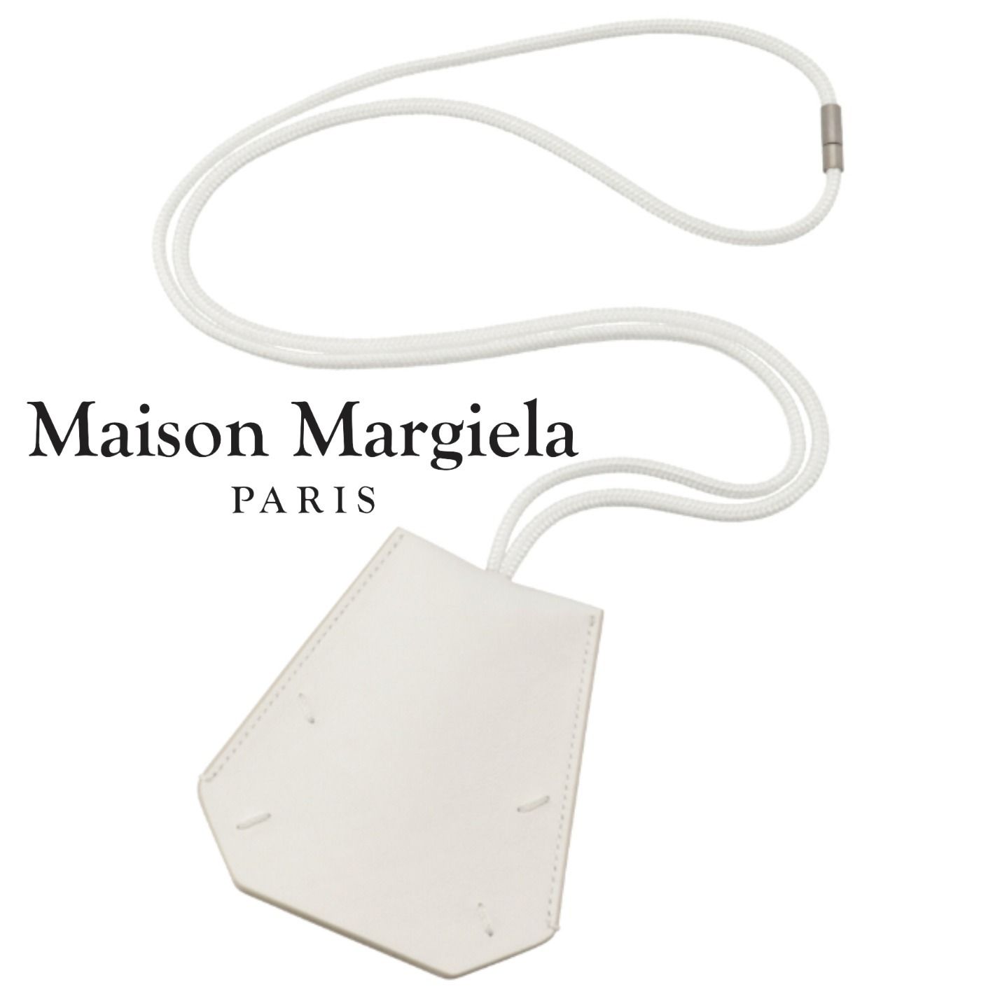 人気】 Maison Margiela 4ステッチ キーリングネックレス (Maison