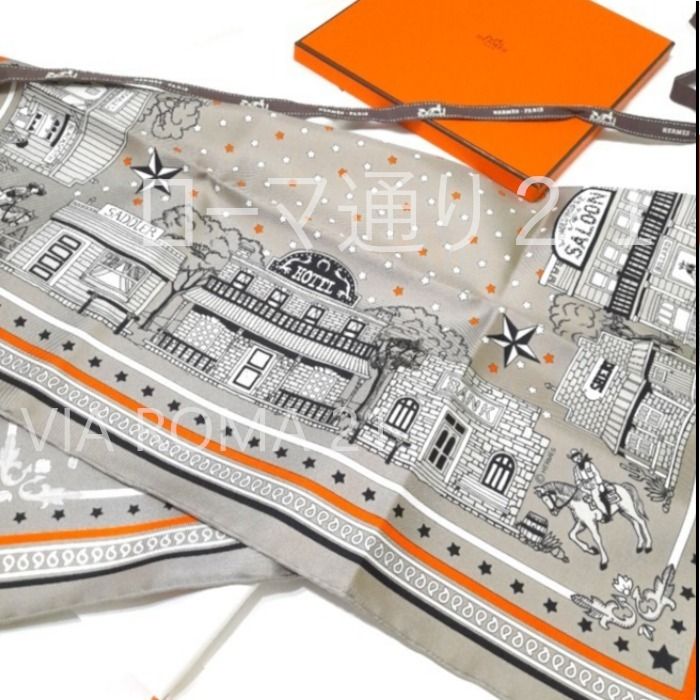 柄が可愛いバンダナ55☆エルメスパリステーション☆ (HERMES ...