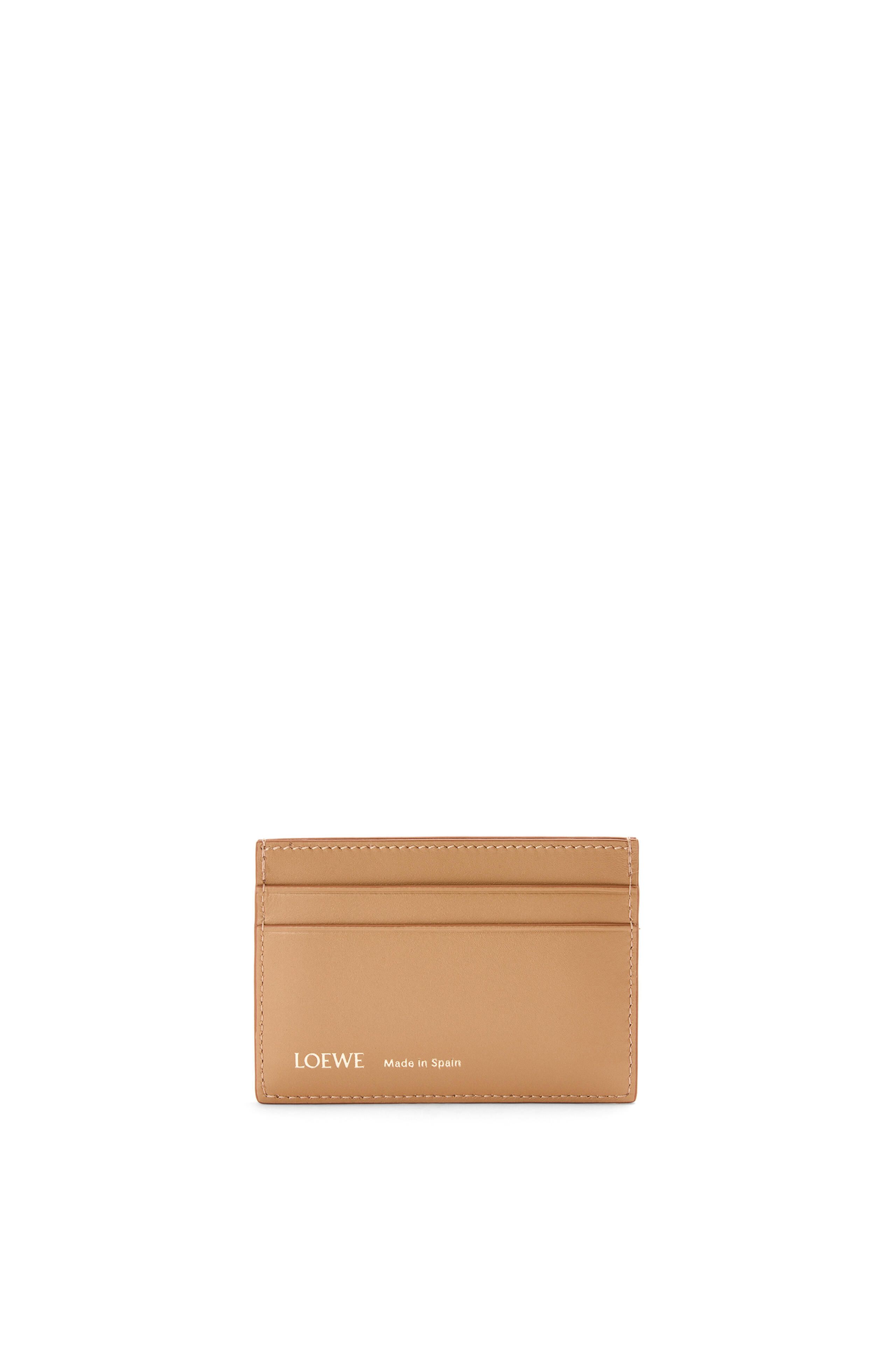 新作!『LOEWE』ジャカードとカーフスキンの無地カードホルダー ...