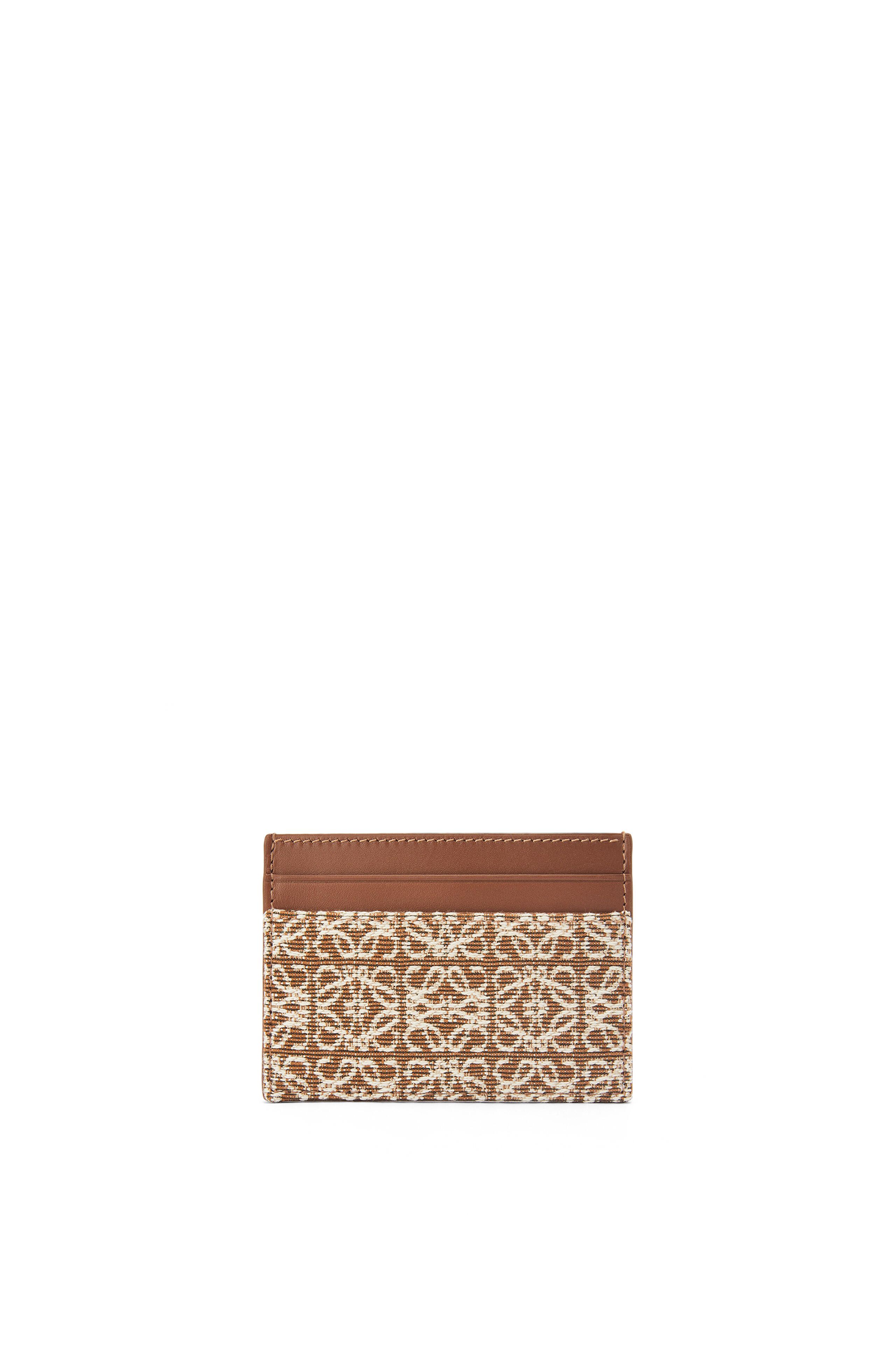 新作!『LOEWE』ジャカードとカーフスキンの無地カードホルダー ...