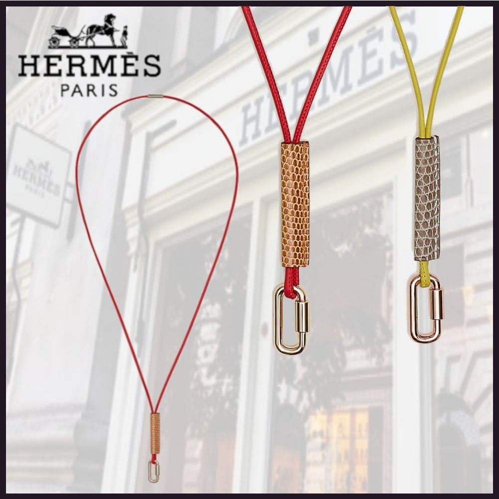 人気】HERMES キュリオジテ ムースケルトン ネックレス (HERMES