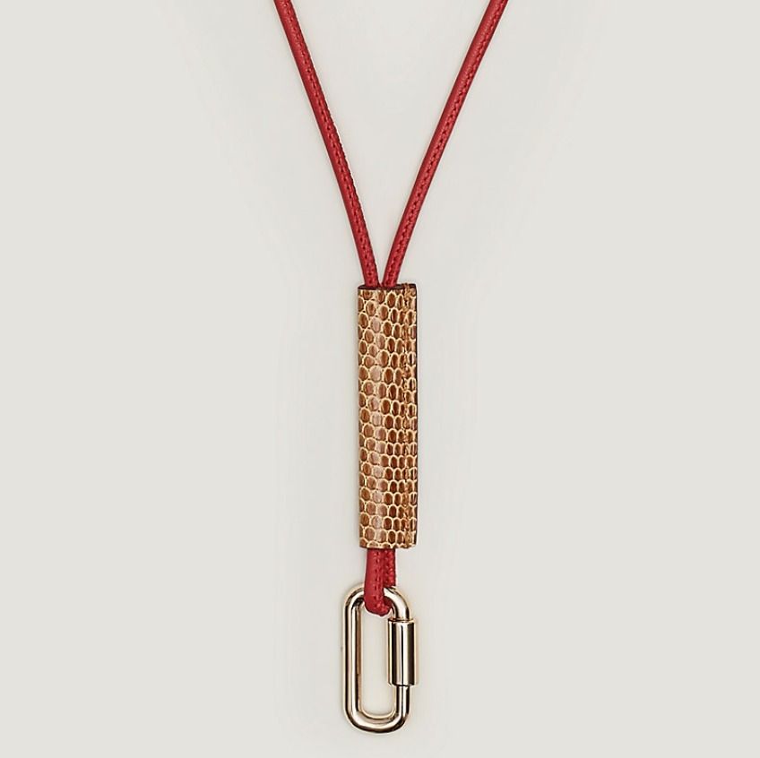 人気】HERMES キュリオジテ ムースケルトン ネックレス (HERMES