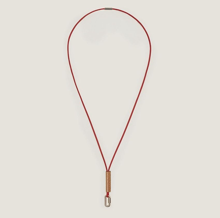 人気】HERMES キュリオジテ ムースケルトン ネックレス (HERMES