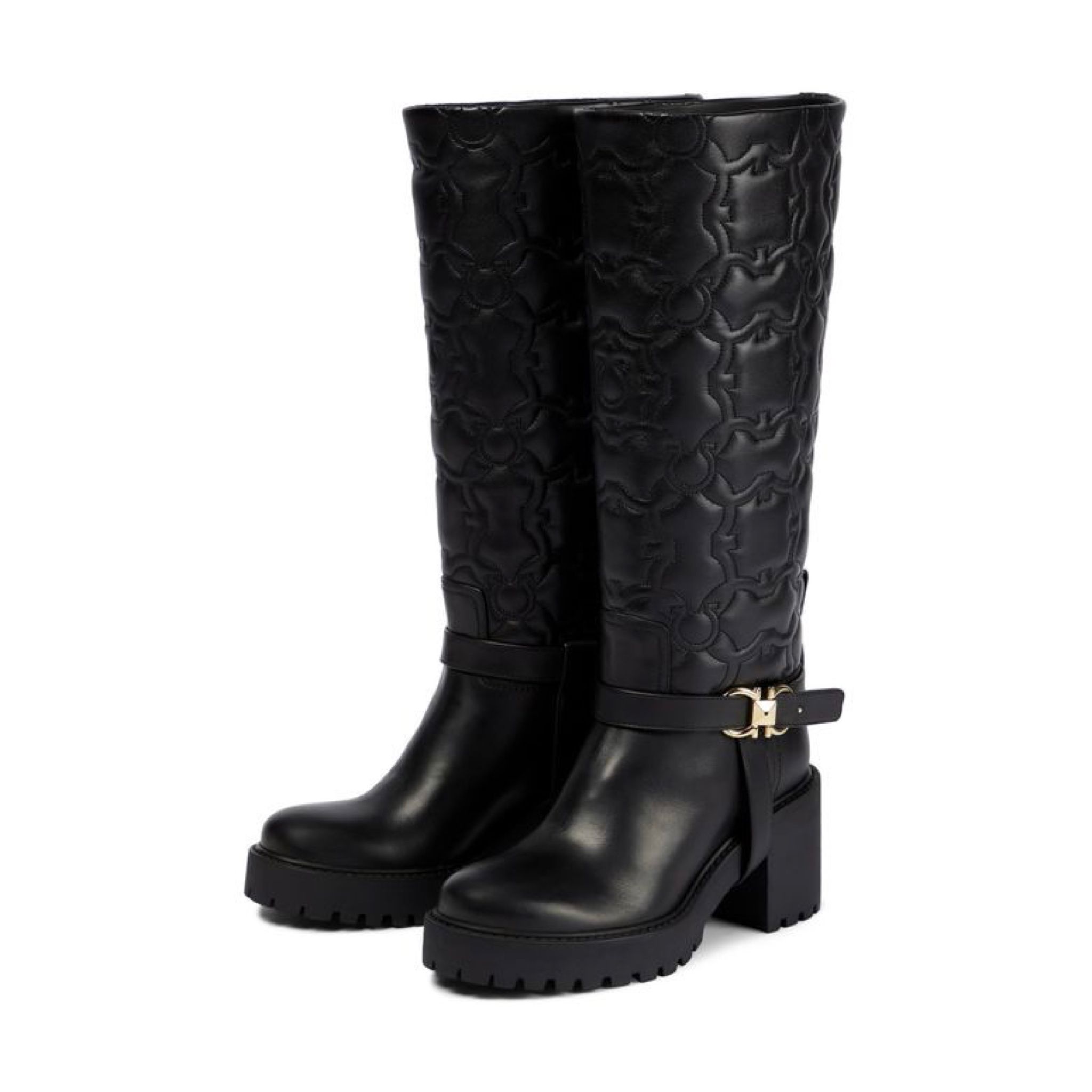 SALVATORE FERRAGAMO フェラガモ shiran ロングブーツ (Salvatore 値下げ値打ち Salvatore Ferragamo フェラガモ ロングブーツ ブーツ