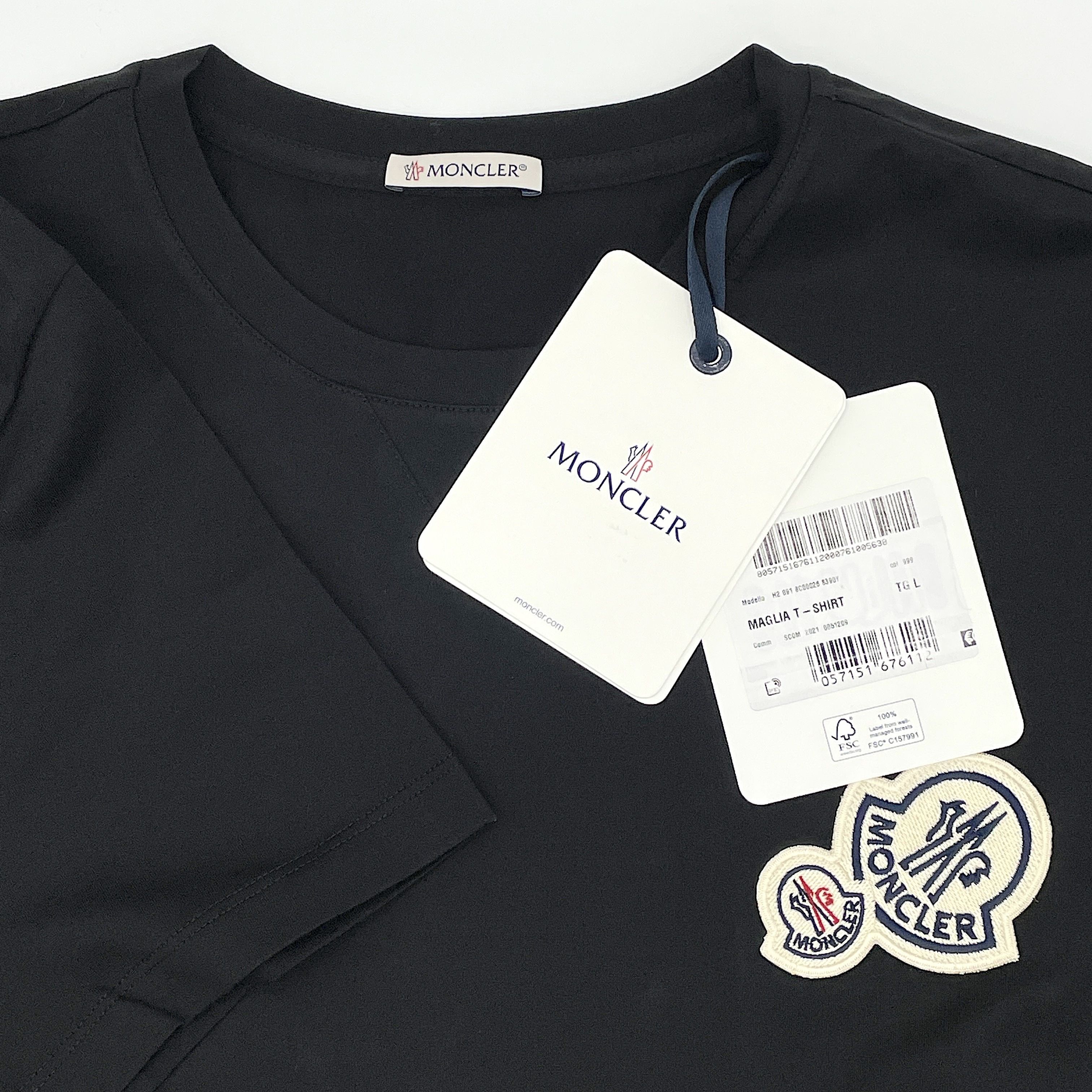 MONCLER モンクレール ダブルパッチ ロゴ Tシャツ (MONCLER/Tシャツ