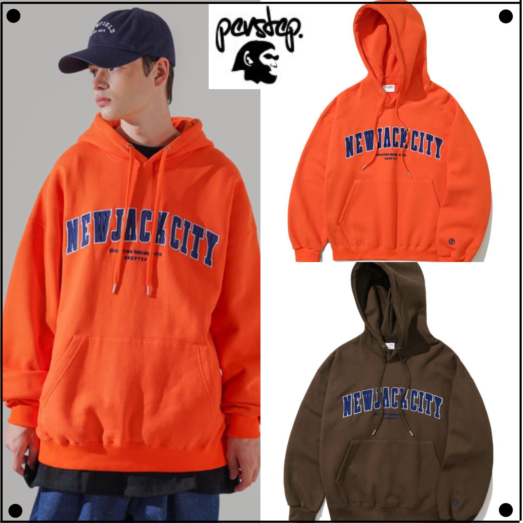 パーカー・フーディ PERSTEP NEW JACK CITY HOODIE NE5636 PERSTEP NEW JACK CITY HOODIE NE5636 (perstep/パーカー