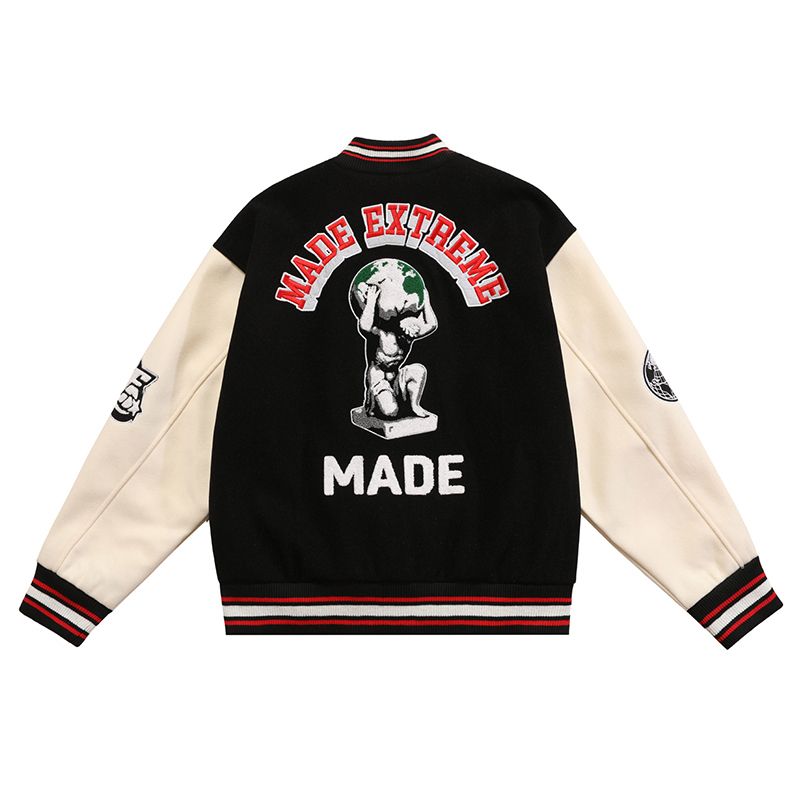 Luxury Street Wear MADE Stadium Jacket Rb unisexual Luxury Street Wear MADE Stadium Jacket Rb unisexual