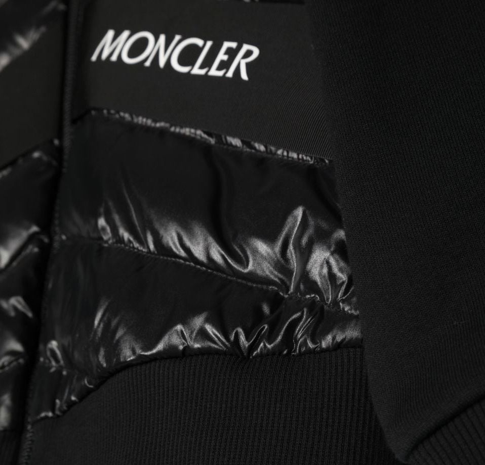 秋冬☆MONCLER異素材スウェットダウンパーカー 大人OK【関税込 ...